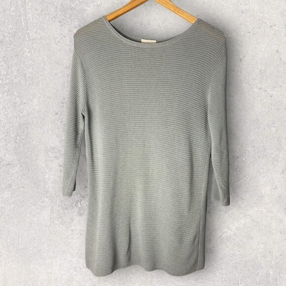 Wilfred Aritzia Blanchard Ribbed Linen Blend Knit Top - Picture 3 of 6